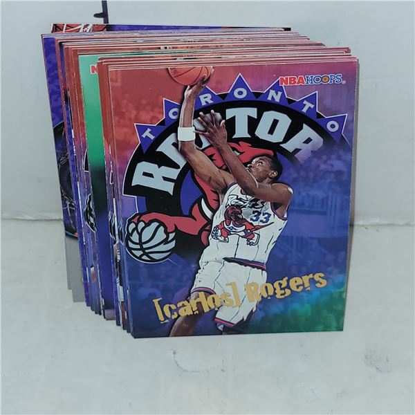 Lot of 1st Year Toronto Raptor 1996 NBA Hoops Cards