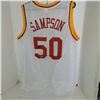 Image 1 : Signed Ralph Sampson Rockets Jersey w/ COA