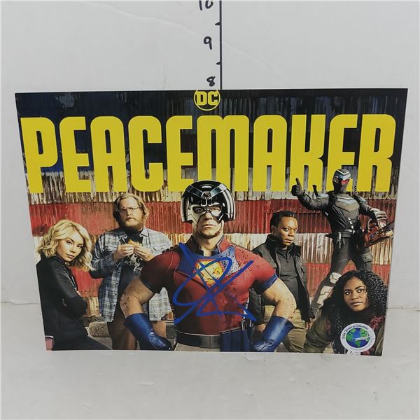 Signed John Cena Peacemaker Photo w/ COA