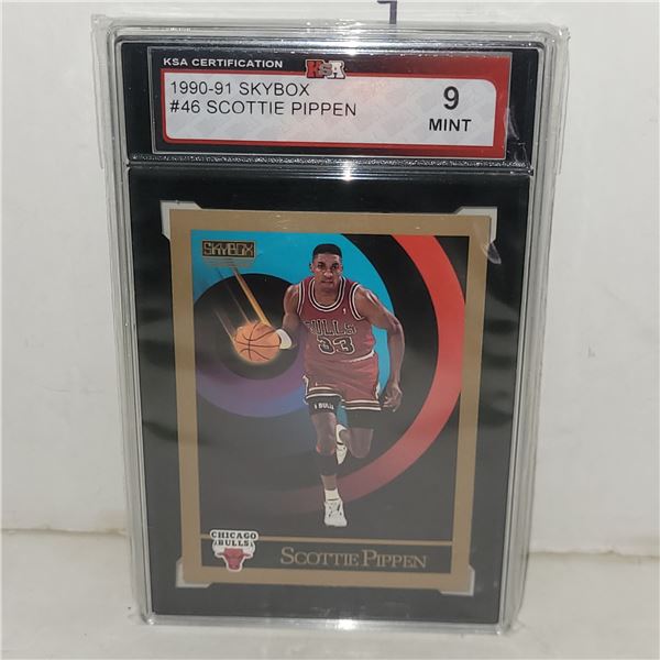 1990-91 Skybox #46 Scottie Pippen - Graded