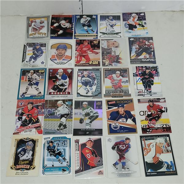 Lot of 25 NHL Rookie Cards, Stars Included