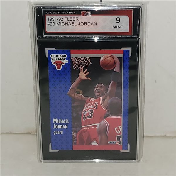 1991-92 Fleer #29 Michael Jordan - Graded