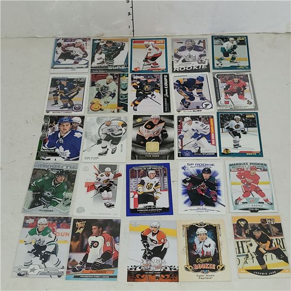 Lot of 25 NHL Rookie Cards, Stars Included