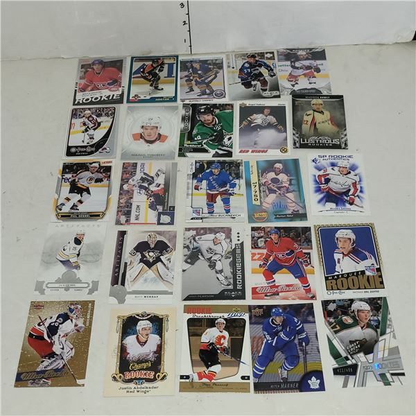 Lot of 25 NHL Rookie Cards, Stars Included