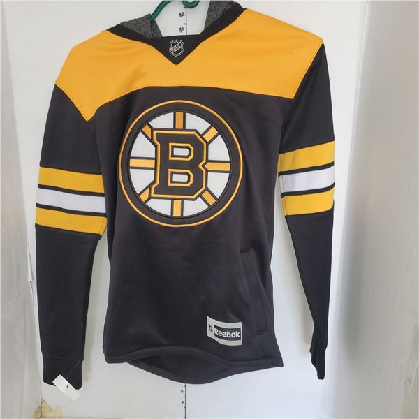 Boston Bruins Hooded Jersey Reebok - New With Tags Ladies Small