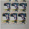 Image 3 : Lot of 9 1981 Topps #1 Dave Babych Rookie Cards