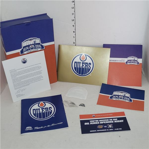 1974-2016 Farewell Season Ticket Holder Edmonton Oilers Rexall Place