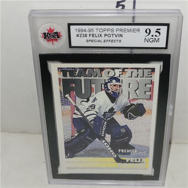 1994-95 Topps Premier #238 Felix Potvin Special Effects - Graded