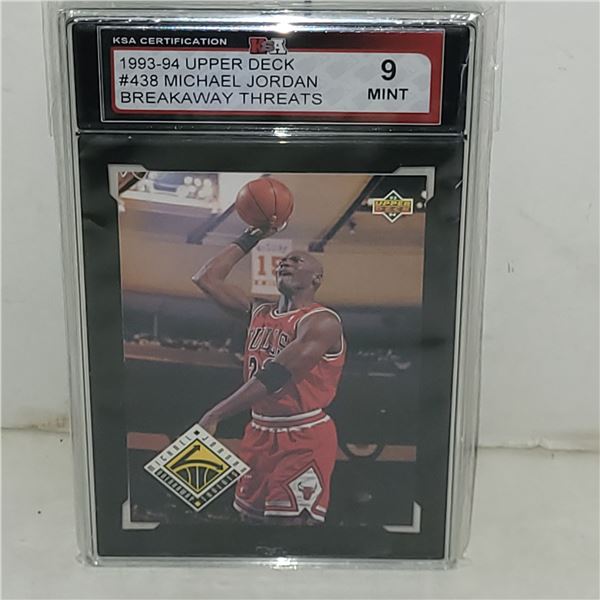 1993-94 Upper Deck #483 Michael Jordan Breakaway Threats - Graded