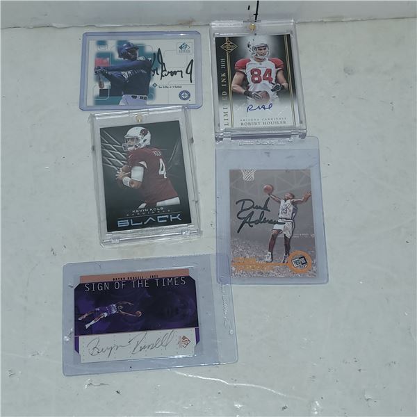 Lot of Signed & Limited Edition Sports Cards - Mint