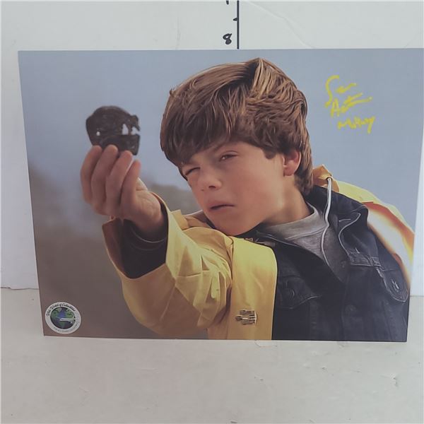 Signed Sean Astin Goonies Movie Photo w/ COA 8x10