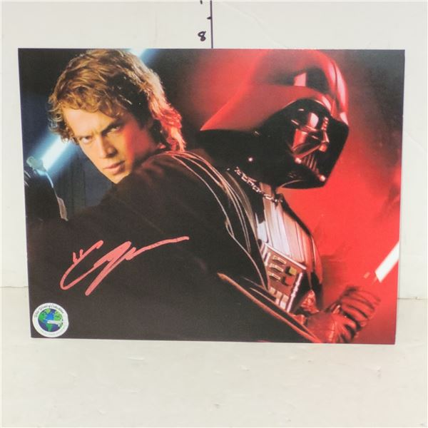 Signed Hayden Christensn Star Wars Photo w/ COA 8x10