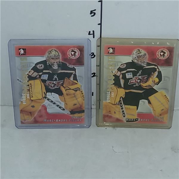 Lot of 2 Marc-Andre Fleury Rookie Cards
