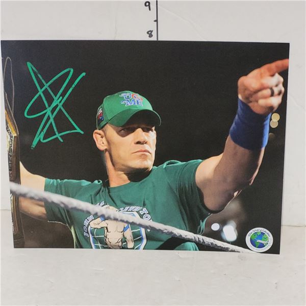 Signed John Cena Photo w/ COA 8x10