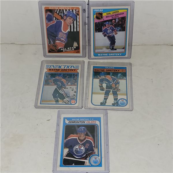 1980s NHL Wayne Gretzky Hockey Cards