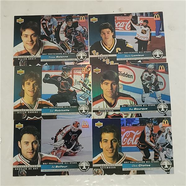 Lot of Star Upper Deck Hockey Cards