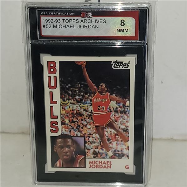 1992-93 Topps Archives #52 Michael Jordan - Graded