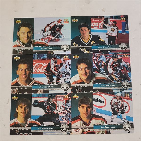 Lot of Star Upper Deck Hockey Cards