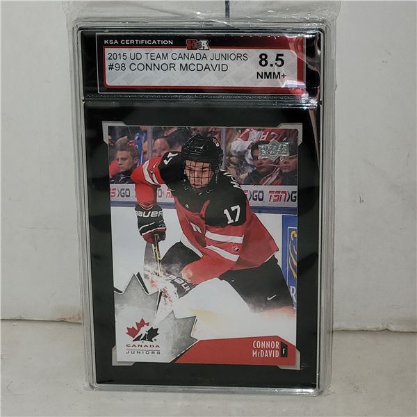 2015 Upper Deck Team Canada Juniors #98 Connor McDavid - Graded