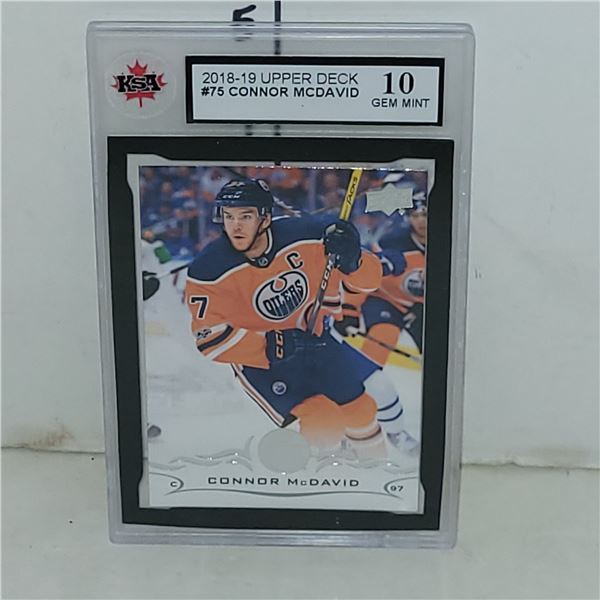 2018-19 Upper Deck #75 Connor McDavid - Graded