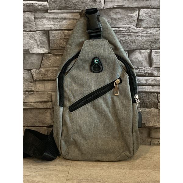 Cross Body Sling Bag - Colour: Grey - New