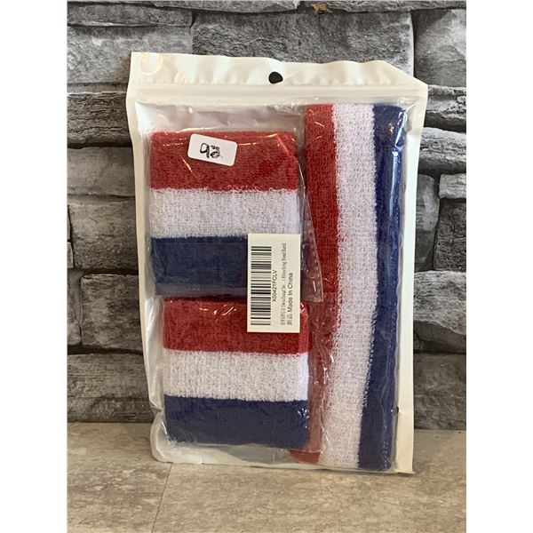 Sweatband Set - 3 Pcs - New