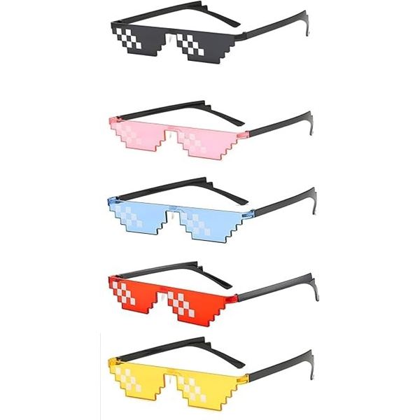 Minecraft Sunglasses - 5 Pack - New