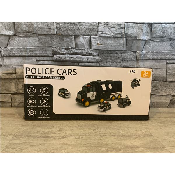 Pull Back Police Car - New