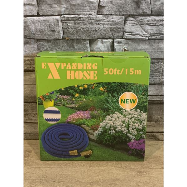 Expanding Hose - 50ft - Colour: Black with Green