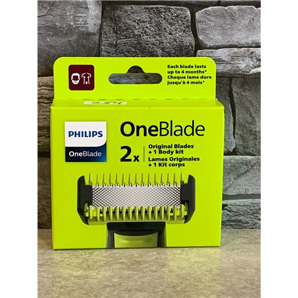 Phillips OneBlade - 2 x Original Blades + 1 Body kit - New