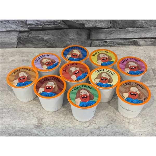 Crave Coffee, Coffee Pods - Variety Flavours - 40 Pods - New