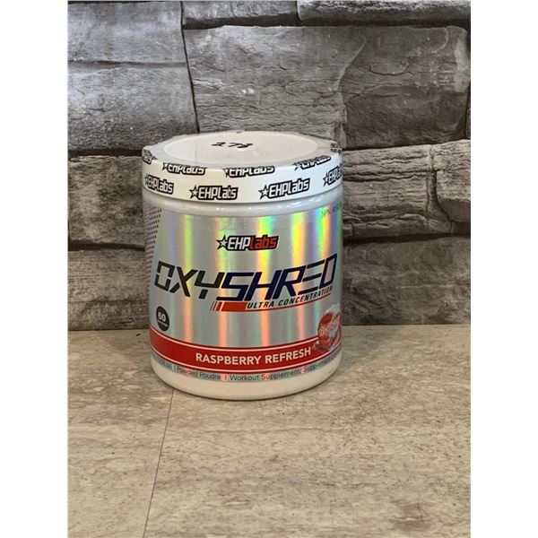 EHPlabs OxyShred Thermogenic Pre Workout - Raspberry Refresh - 300g - New