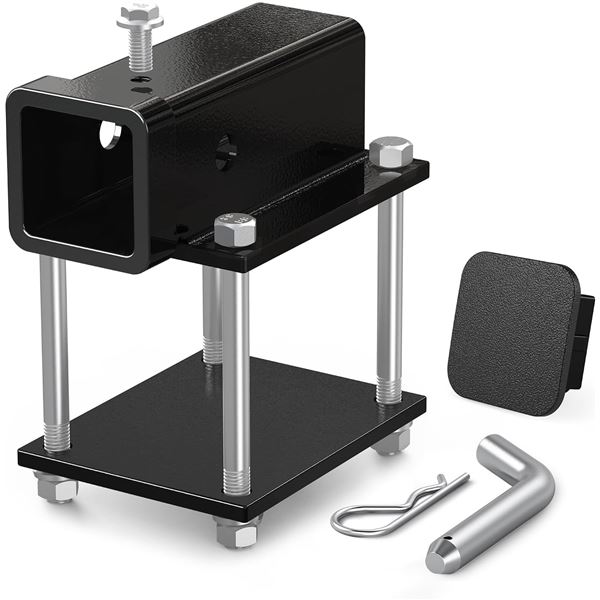 Ohuhu RV Bumper Hitch Receiver - 2" Receiver - Fits 4"- 4.5" Bumper - 200lbs Tongue Weight Capacity 