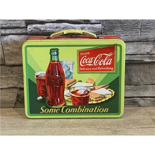 Vintage - Coca Cola Lunch Box - Very Good Used Condition