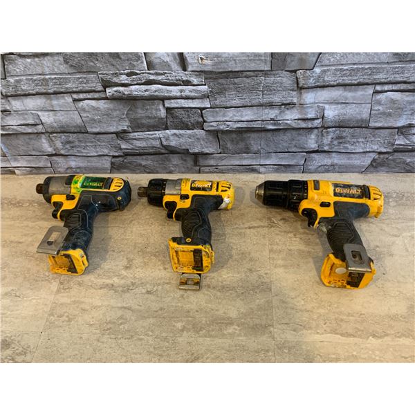 Lot of 3 Dewalt Impact Guns Untested