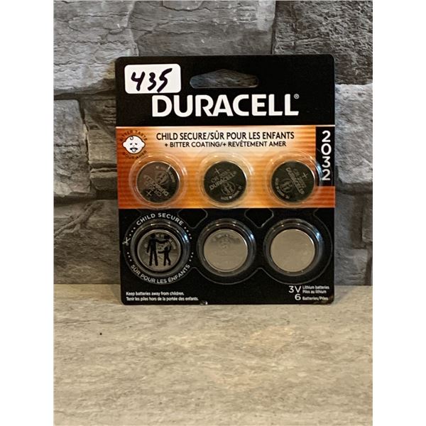 Duracell "3V Lithium" Batteries - 6 Pack - New - Sealed