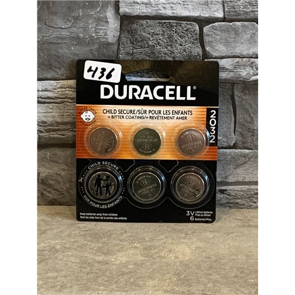 Duracell "3V Lithium" Batteries - 6 Pack - New - Sealed