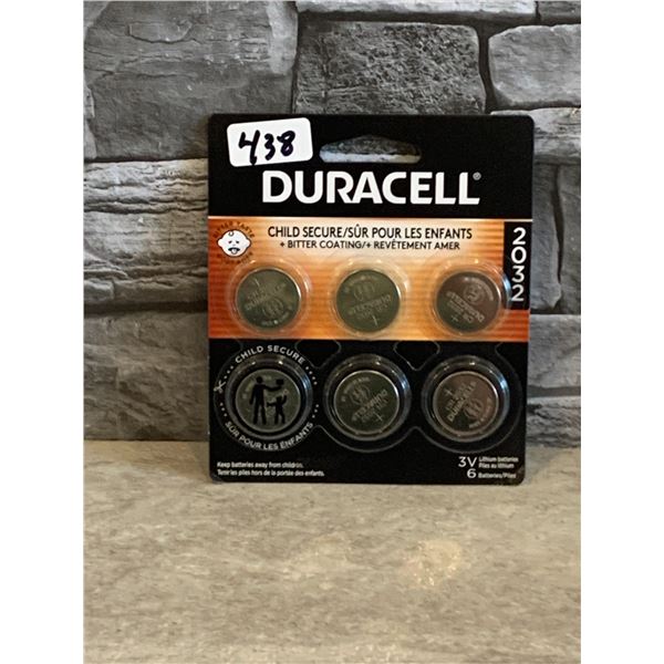 Duracell "3V Lithium" Batteries - 6 Pack - New - Sealed
