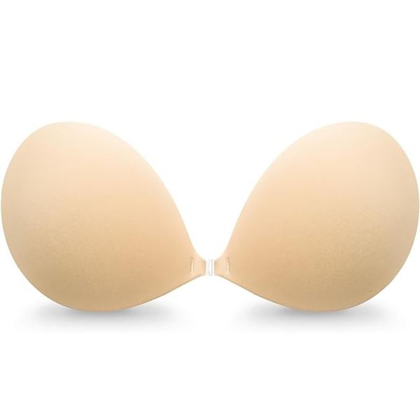 Wingslove Invisible Adhesive Bra - Colour: Cream - F Cup - New