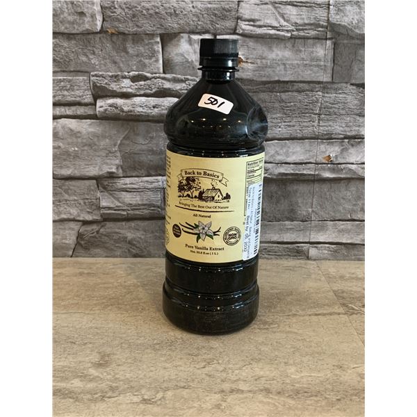 Back to Basics Pure Vanilla Extract - 1L - BB: 05/2032 - New