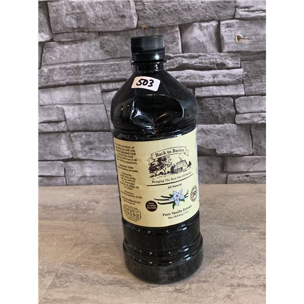 Back to Basics Pure Vanilla Extract - 1L - BB: 05/2032 - New