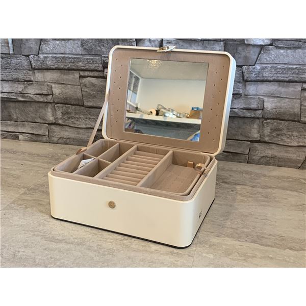 Jewelry  Box - White - 8.5W x 7"D x 4.5"H - New
