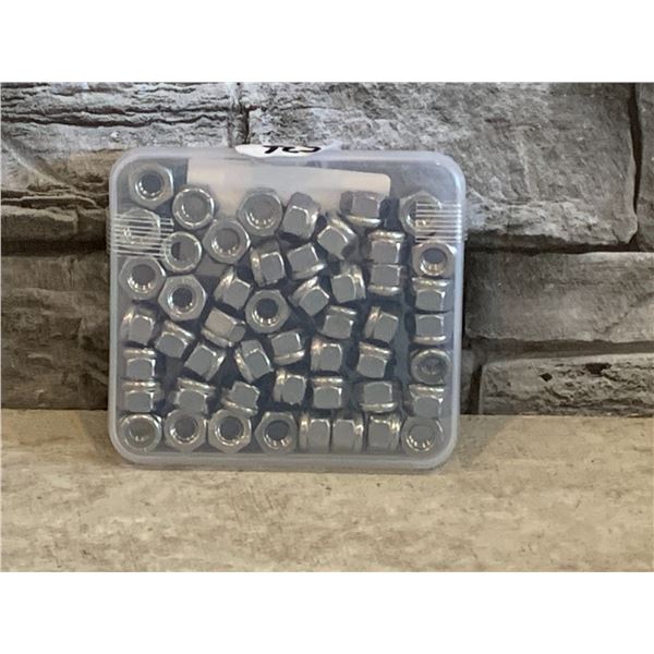 Nylon Lock Nuts 1/4- 20 304 Stainless pack of 50 - New