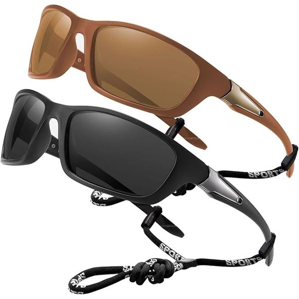 Polarized Sports Sunglasses - UV400 Protection - New