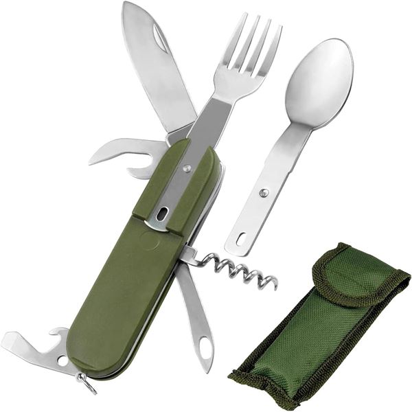 Ezy Outdoor 7 In 1 Camping Utensils Tool - New