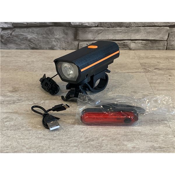LED Bicycle Headlight With Bluetooth Speaker - New