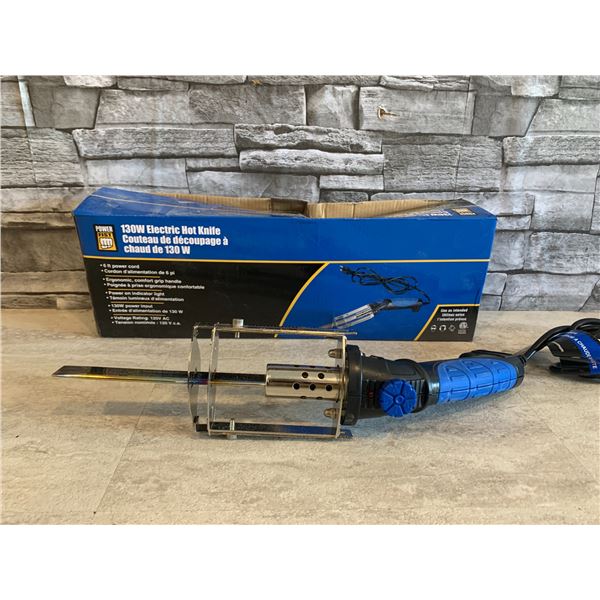 Power Fist Electric Hot Knife 130W 6 Foot Power Cord
