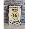 Image 1 : Yellow Head Route 16 Alberta Sign