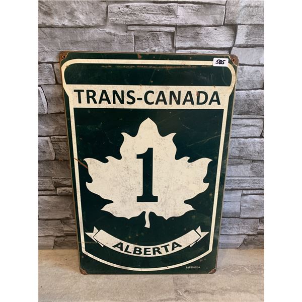Trans-Canada 1 Alberta Sign