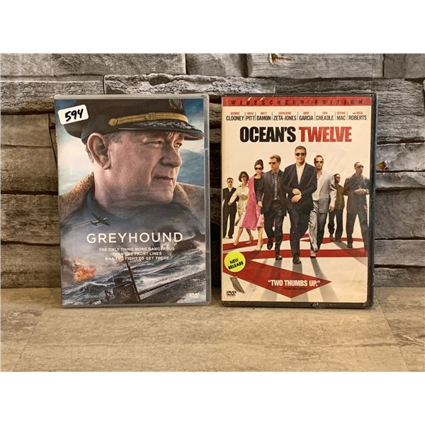 Lot of 2 DVDs - Greyhound & Ocean's Twelve